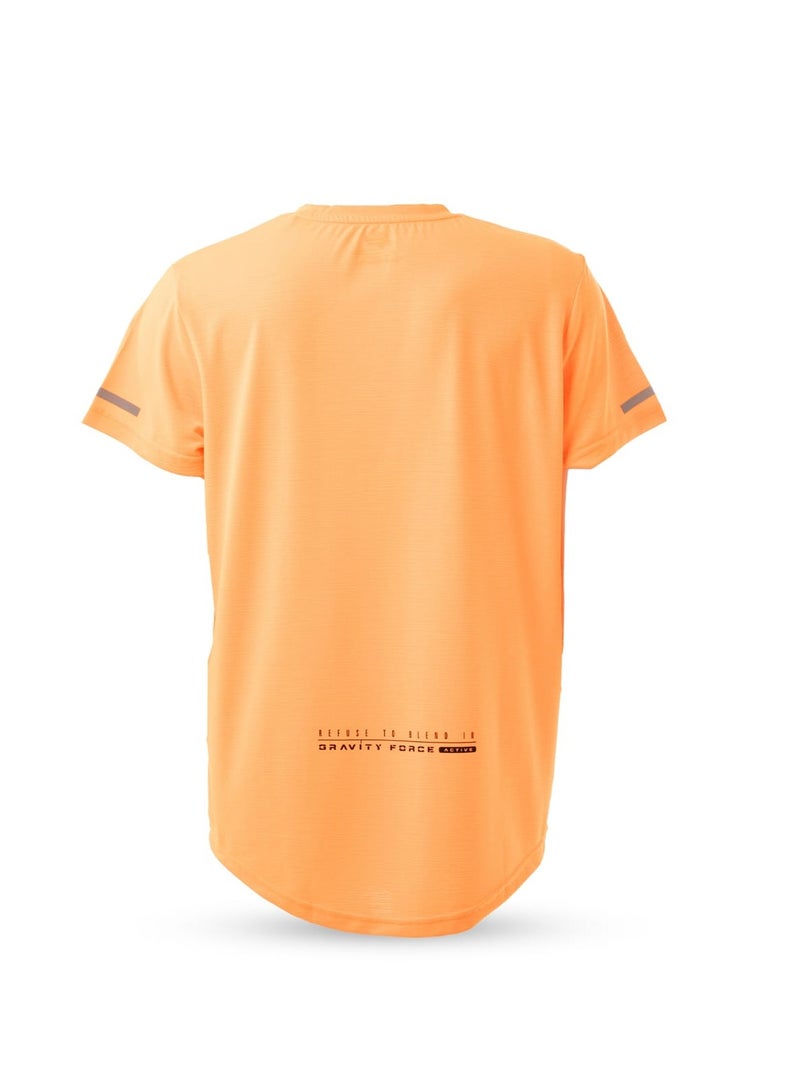 گریوِٹی فورس تي شيرت جرافيتي فورس رجالي بقصة كلاسيكية | قماش خفيف الوزن وقابل للتنفس وسريع التجفيف | كم قصير للتمارين الرياضية والجيم والنشاطات الخارجية | تي شيرت مريح للاستخدام اليومي والنشاط البدني - Image 3